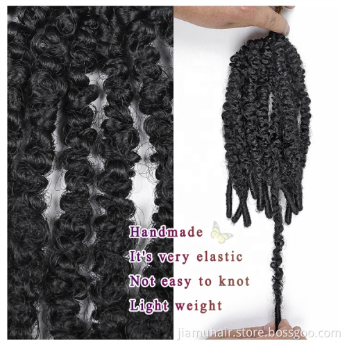 15 rootsCrotchet Braid Hair Distressed Butterfly Locs Crochet Braids Goddess Pre Looped Synthetic Braiding Hair Extensions